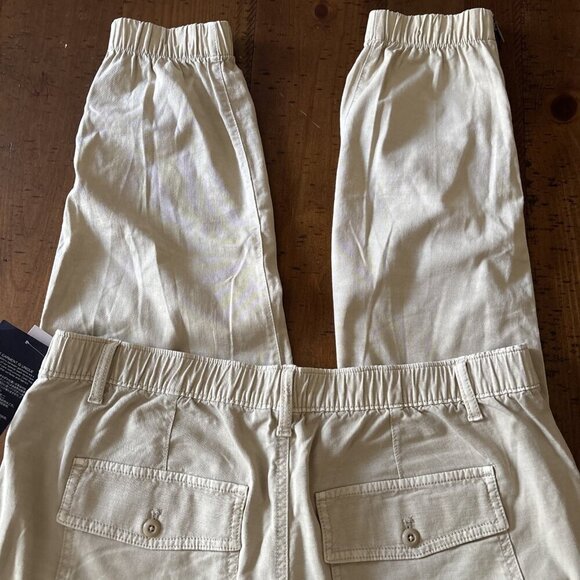 Gap Tan Chino Pants Zips At Bottom Size 16 NWT - Picture 10 of 11
